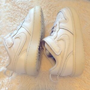 Toddler White Nikes, Velcro Nikes, White Nikes